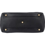 Burberry Black Leather Banner Handbag