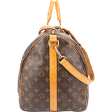 Louis Vuitton Canvas Monogram Keepall 55 Bandouliere