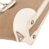 Prada Classic Jacquard Triangle Handbag