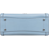 Prada Blue Leather Zoe Carryall Handbag