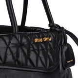 Miu Miu Quilted Leather City Handbag