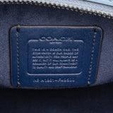 Prada Blue Leather Zoe Carryall Handbag