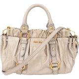 Miu Miu Classic Leather City Handbag