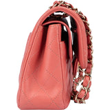 Chanel Quilted Caviar Leather Small Double Flap Crossbody Bag