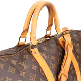 Louis Vuitton Canvas Monogram Keepall 50 Bandouliere