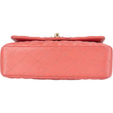 Chanel Quilted Caviar Leather Small Double Flap Crossbody Bag