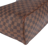 Louis Vuitton Damier Ebene Monogram Neverfull MM Shopper Handbag