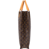 Louis Vuitton Canvas Monogram Sac Plat Handbag