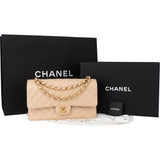 Chanel Quilted Caviar Leather Medium Double Flap Crossbody bag