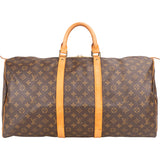 Louis Vuitton Canvas Monogram Keepall 55