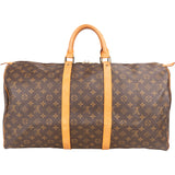 Louis Vuitton Canvas Monogram Keepall 55