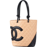 Chanel Quilted Lambskin Cambon Handbag