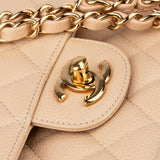 Chanel Quilted Caviar Leather Medium Double Flap Crossbody bag