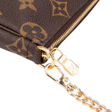 Louis Vuitton Canvas Monogram Mini Pochette Accessoire Shoulder Bag