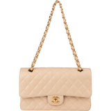 Chanel Quilted Caviar Leather Medium Double Flap Crossbody bag