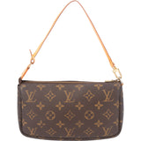 Louis Vuitton Canvas Monogram Pochette Accessoire Handbag