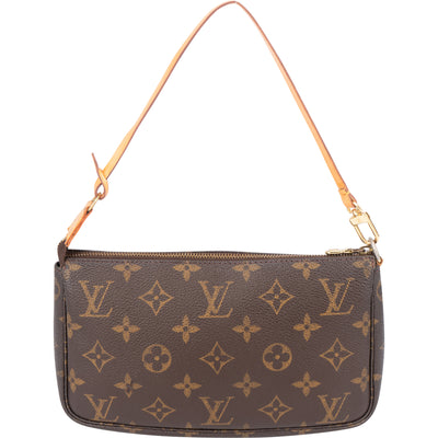 Louis Vuitton Canvas Monogram Pochette Accessoire Handbag