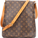 Louis Vuitton Canvas Monogram Musette GM Crossbody Bag