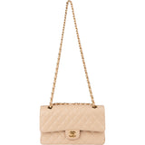 Chanel Quilted Caviar Leather Medium Double Flap Crossbody bag
