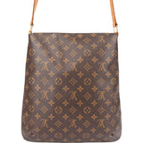 Louis Vuitton Canvas Monogram Musette GM Crossbody Bag