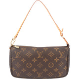Louis Vuitton Canvas Monogram Pochette Accessoire Handbag