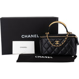 Chanel Quilted Lambskin Vanity Crossbody Bag