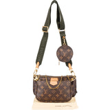 Louis Vuitton Canvas Monogram Multi Pochette Crossbody Bag
