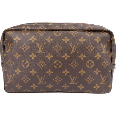 Louis Vuitton Canvas Monogram Trousse Toilette 28 Clutch