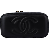 Chanel Quilted Lambskin Vanity Crossbody Bag