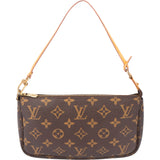 Louis Vuitton Canvas Monogram Pochette Accessoire Handbag