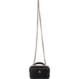 Chanel Quilted Lambskin Vanity Crossbody Bag