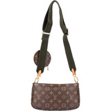 Louis Vuitton Canvas Monogram Multi Pochette Crossbody Bag