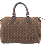 Louis Vuitton Mini Lin Monogram Speedy 30 Handbag
