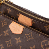 Louis Vuitton Canvas Monogram Multi Pochette Crossbody Bag