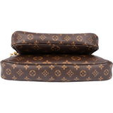 Louis Vuitton Canvas Monogram Multi Pochette Crossbody Bag