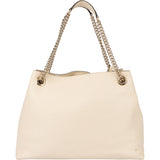 Gucci White Leather GG Soho Crossbody Bag