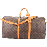 Louis Vuitton Canvas Monogram Keepall 60 Bandouliere