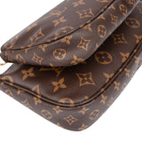 Louis Vuitton Canvas Monogram Multi Pochette Crossbody Bag