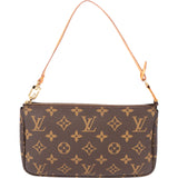 Louis Vuitton Canvas Monogram Pochette Accessoire Handbag