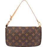 Louis Vuitton Canvas Monogram Pochette Accessoire Handbag