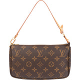 Louis Vuitton Canvas Monogram Pochette Accessoire Handbag