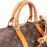 Louis Vuitton Canvas Monogram Keepall 55 Bandouliere