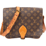 Louis Vuitton Canvas Monogram Cartouchiere GM Crossbody Bag