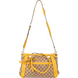 Gucci GG Monogram Bamboo Handbag