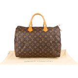 Louis Vuitton Canvas Monogram Speedy 35 Handbag