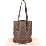 Louis Vuitton Damier Ebene Monogram Bucket PM Shoulder Bag