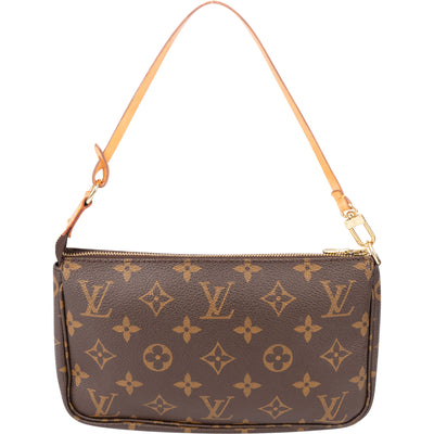 Louis Vuitton Canvas Monogram Pochette Accessoire Handbag