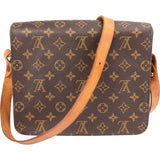 Louis Vuitton Canvas Monogram Cartouchiere GM Crossbody Bag