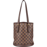 Louis Vuitton Damier Ebene Monogram Bucket PM Shoulder Bag