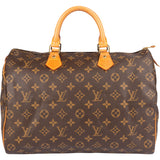 Louis Vuitton Canvas Monogram Speedy 35 Handbag